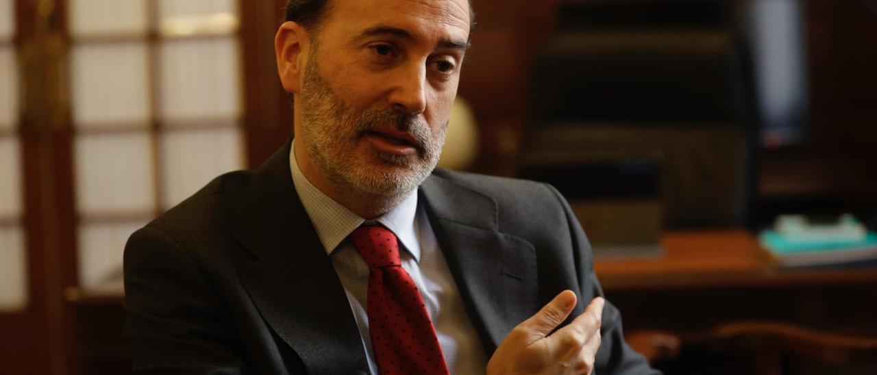 El presidente del Parlament, Gabriel Le Senne.