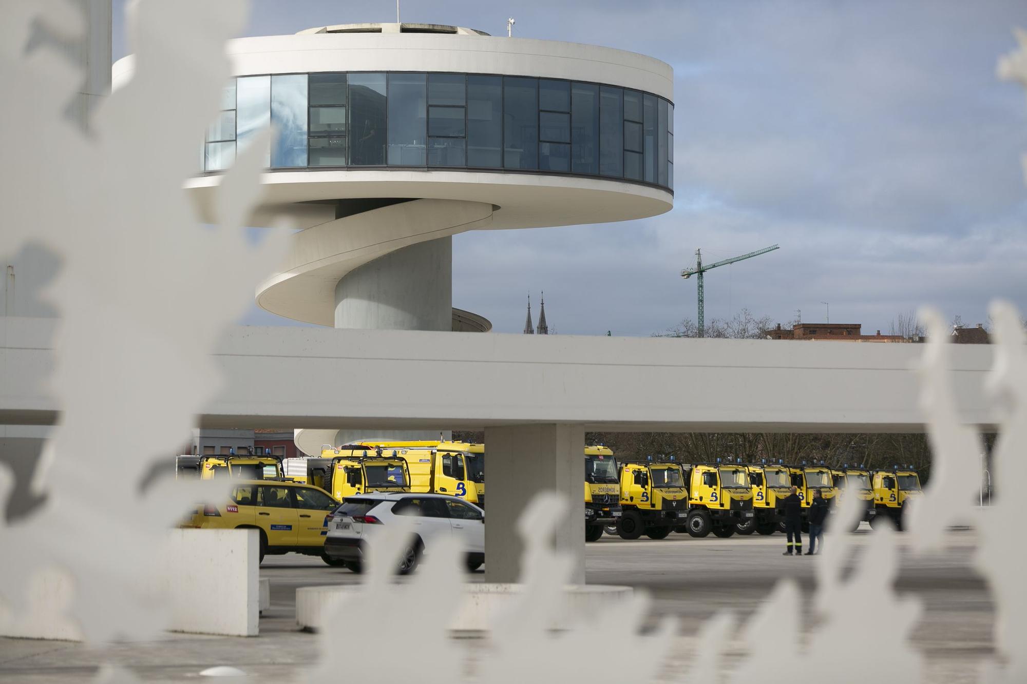 Así son los nuevos camiones de bomberos de Asturias