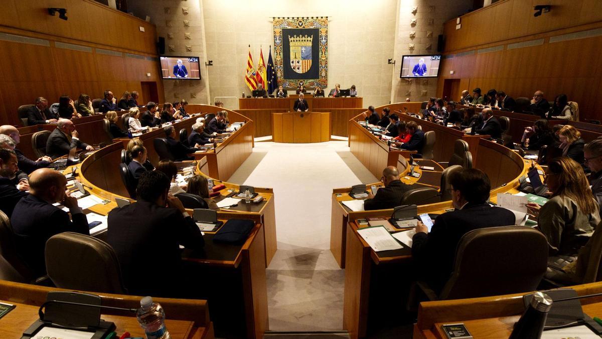 Imagen general de un pleno de las Cortes de la presente legislatura, el pasado mes de octubre.