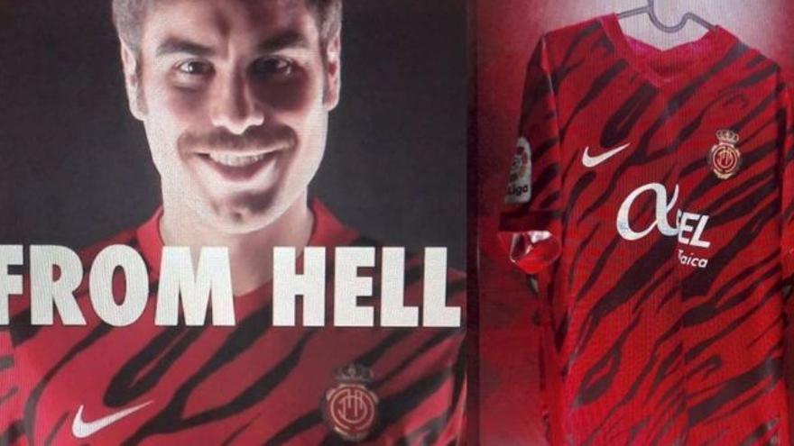 Wohl das neue Heimtrikot von Real Mallorca mit den besten Grüßen aus der Bundesliga