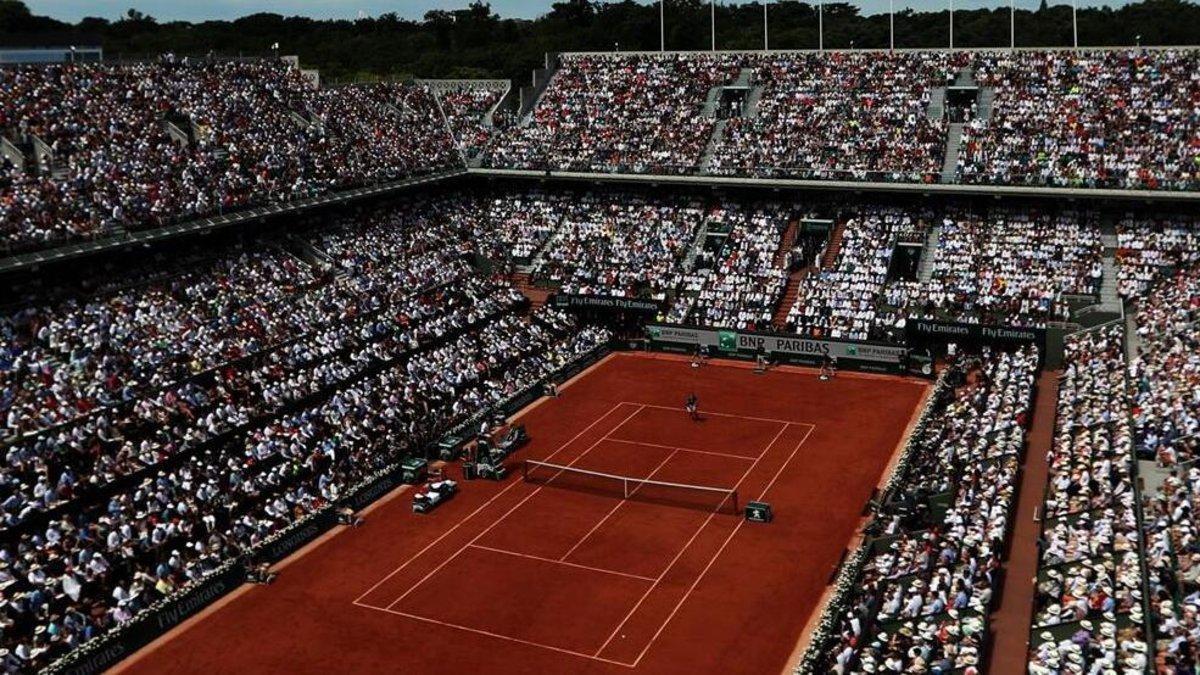 La pista Philippe-Chatrier de Roland Garros