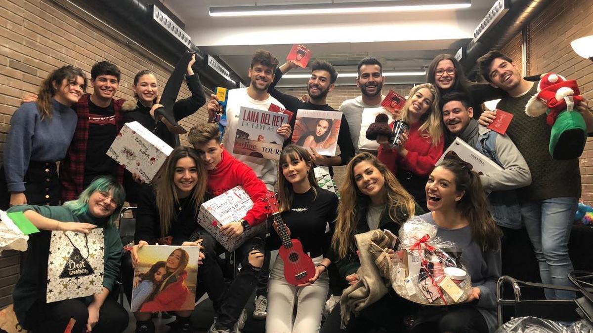 Los concursantes de 'OT 2017' celebran el amigo invisible