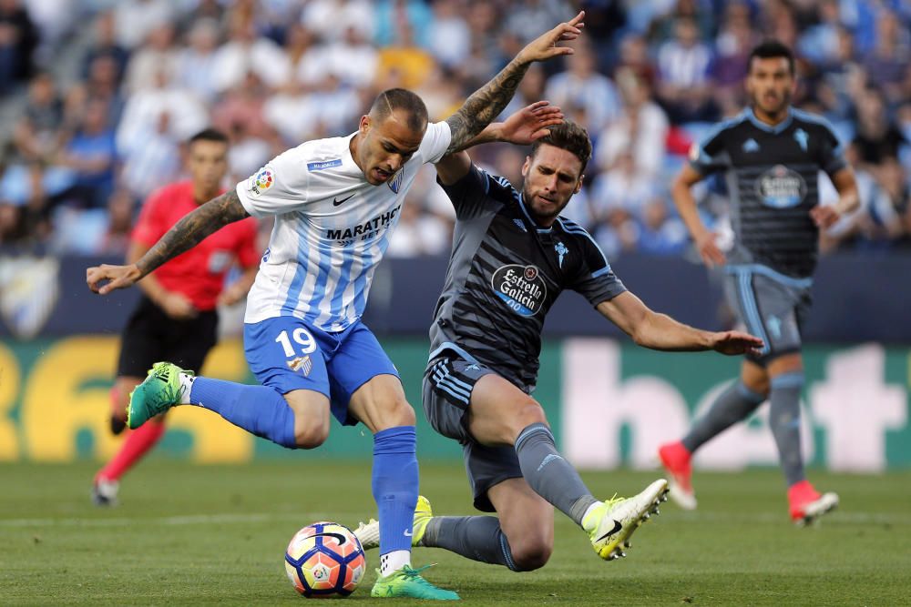 Un resumen de lo acontecido en La Rosaleda con una selección de las imágenes que ha dado el partido