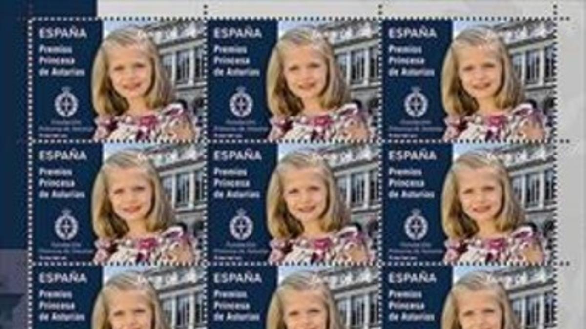 310.000 sellos en honor  de la princesa Leonor_MEDIA_1
