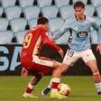 Óscar Marcos, durante un partido de esta temporada.