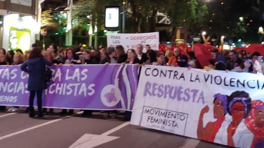 Un momento de la marcha.