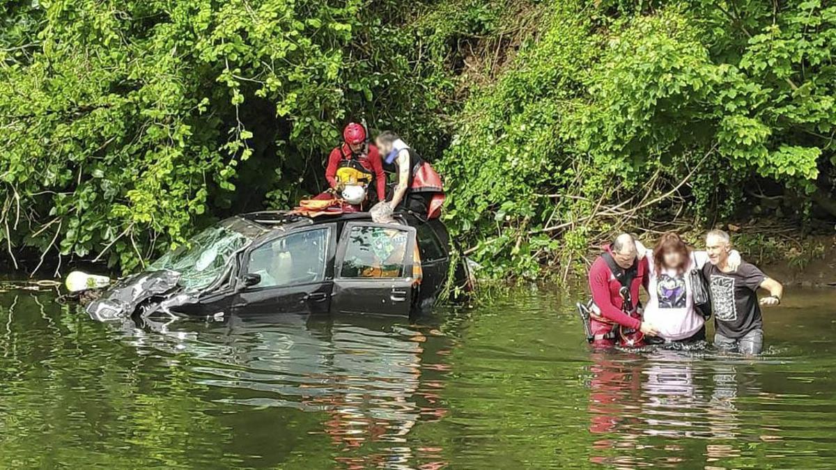 Accidente de tráfico en Pravia