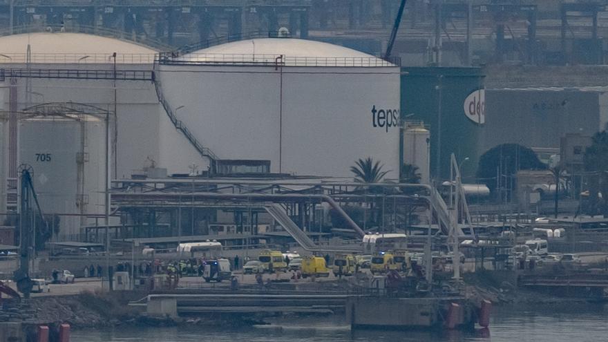 Explosión en el Puerto de Barcelona