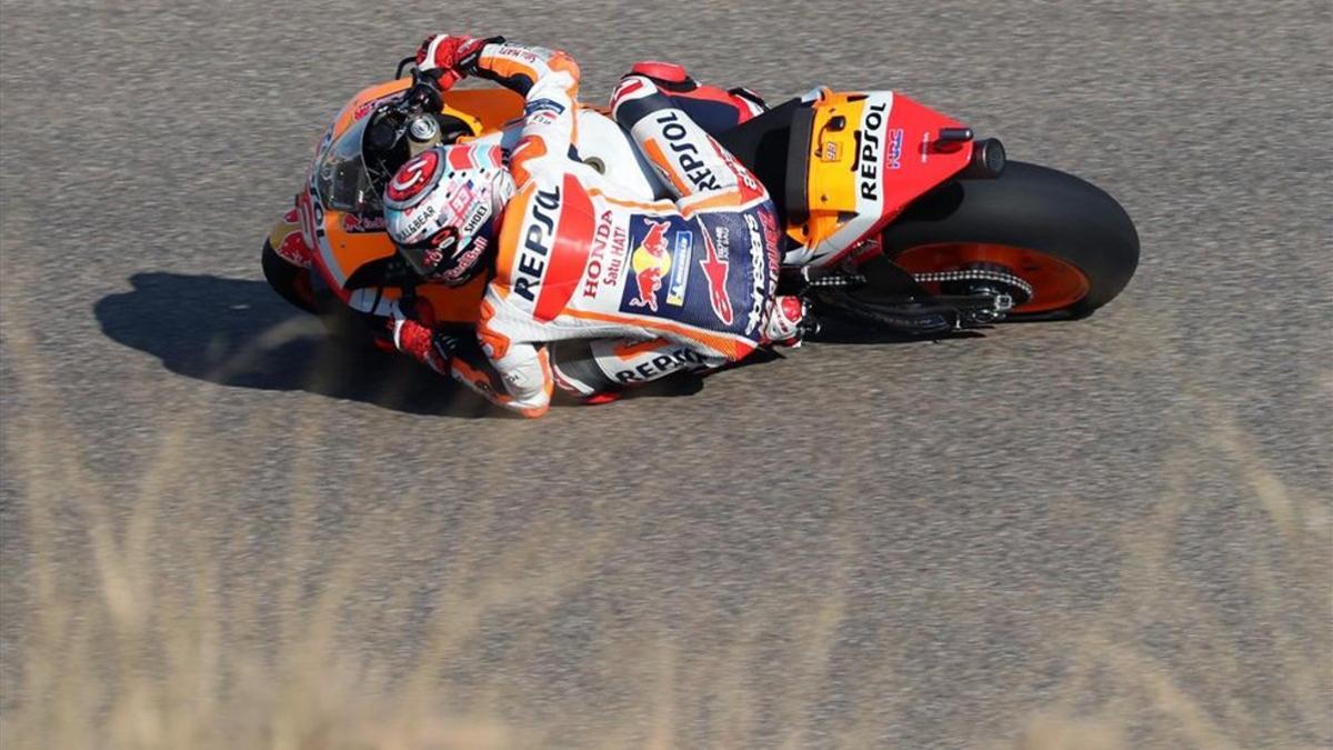 Márquez fue el más rápido de la tarde en Motorland