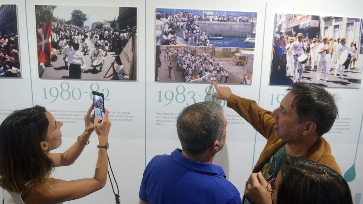 Algunas de las históricas imágenes de la exposición.