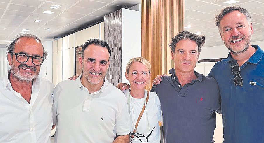 Alex, Rafa, Ana, Robert y Rafa.