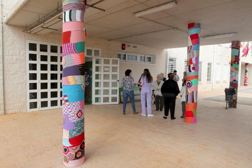 Ganchillo en el Colegio Atalayas de Cartagena