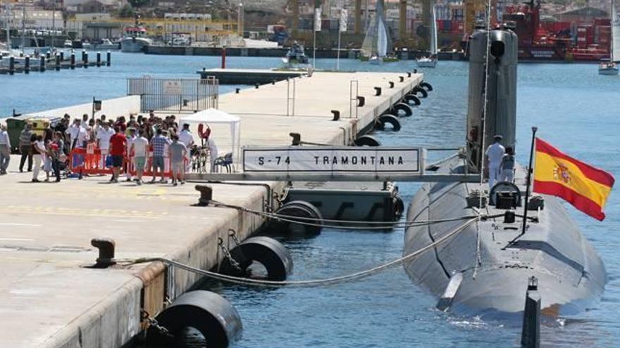 Imagen del Tramontana en el puerto de Cartagena