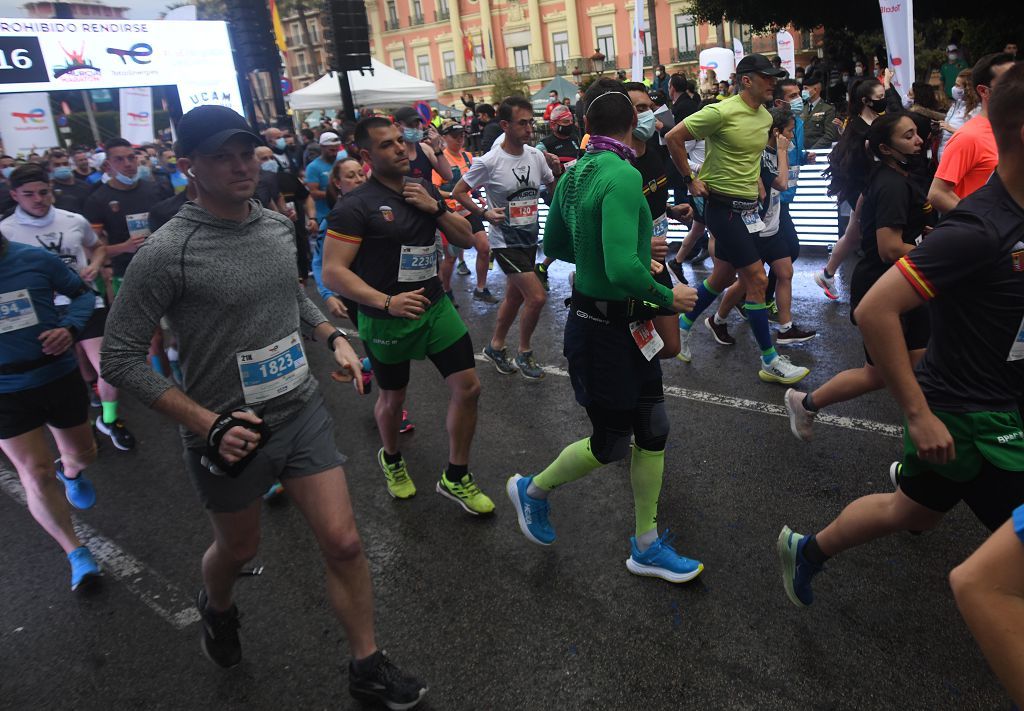 Así fue la salida de la maratón y la media maratón de Murcia (II)