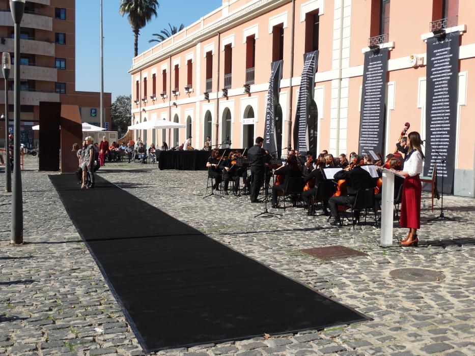 Homenaje a las víctimas del bombardeo franquista en Xàtiva