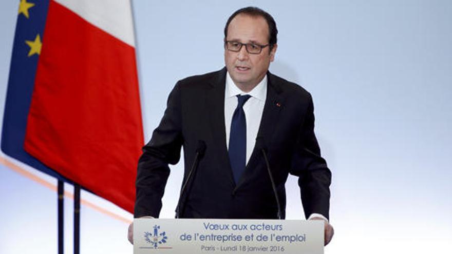 El presidente francés Francois Hollande