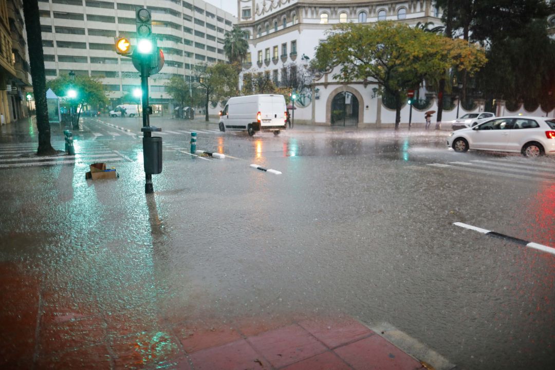 La ciudad de València, con muchas zonas inundadas