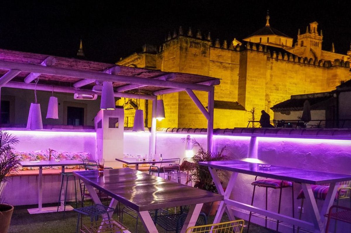Terraza del Horno de San Luis.