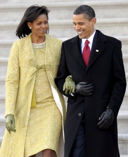 Michelle Obama vestida por Isabel Toledo