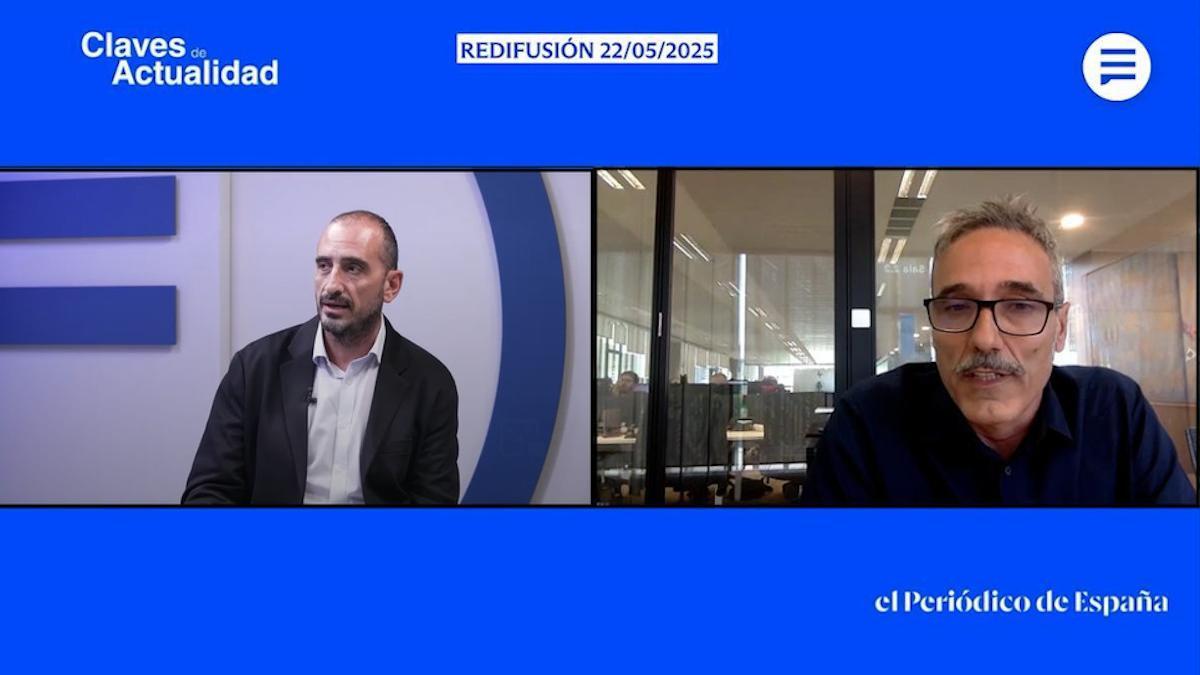 Mario Saavedra y Ricardo Mir de Francia en 'Claves de Actualidad'.
