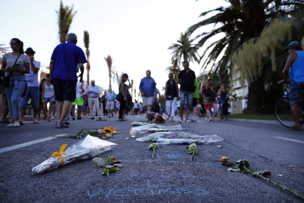 El dia després de la tragèdia a Niça