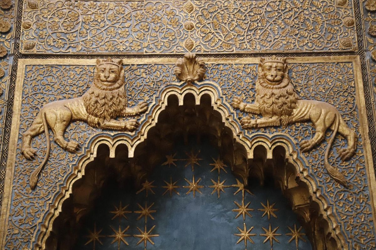 Córdoba A.J.González Obras trabajos de restauración de la Capilla Real o de San Fernando o de los Trastamara en la Mezquita Catedral