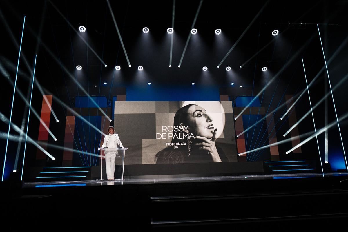 La gala de entrega del Premio Málaga a Rossy de Palma