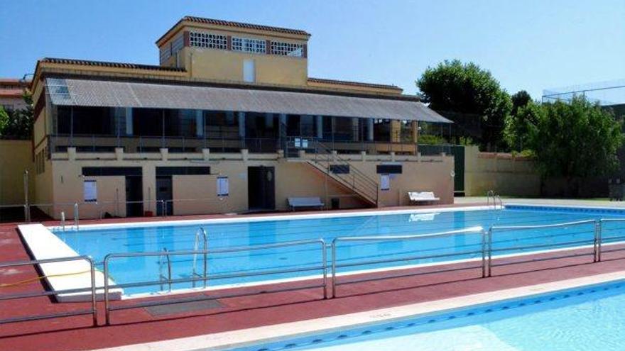 Piscines municipals del Molí Nou, on els acusats van entrar a robar