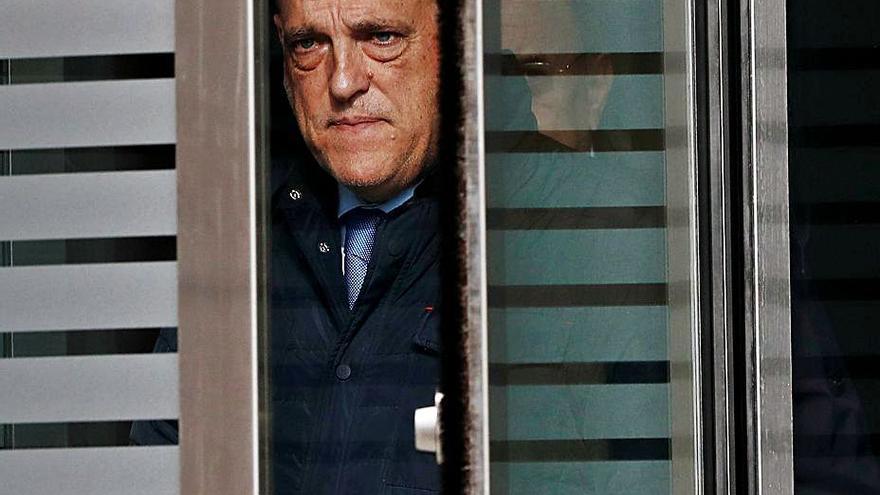 Javier Tebas, presidente de LaLiga. | EPA