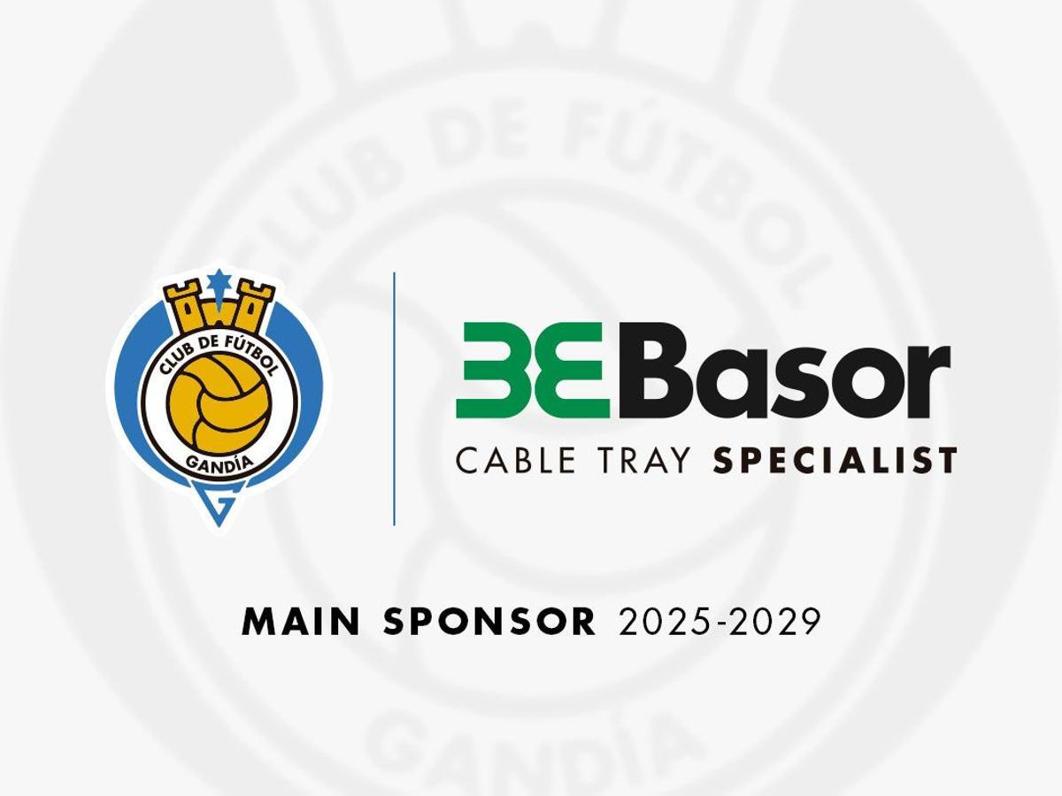 Así ha anunciado el CF Gandia el nombre del principal patrocinador