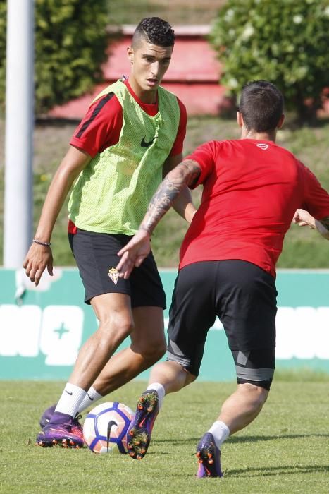 Entrenamiento del Sporting