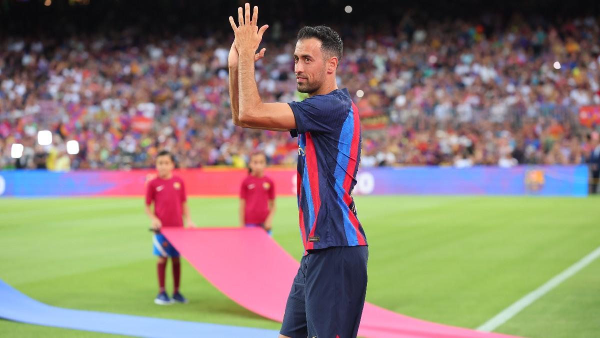 Busquets se reunió con Xavi el lunes