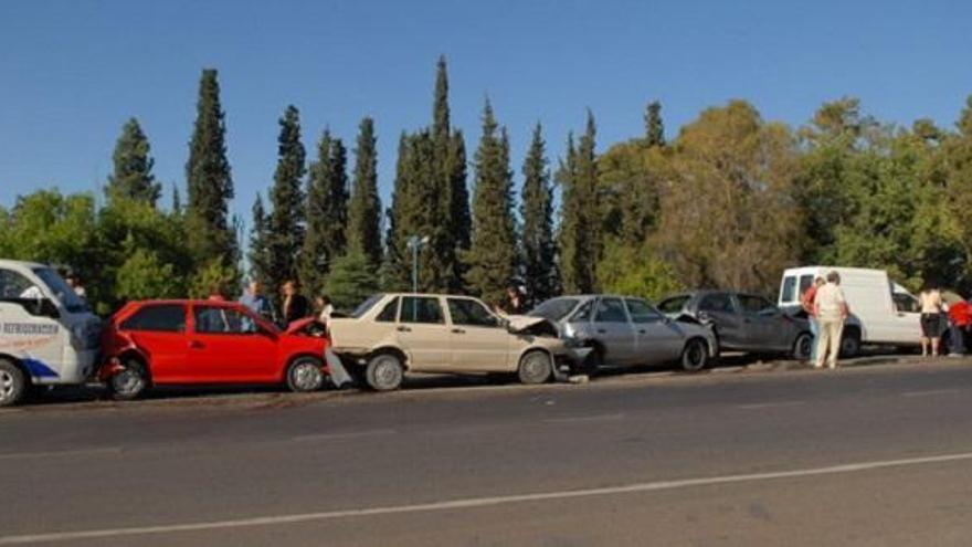 Accident en cadena.