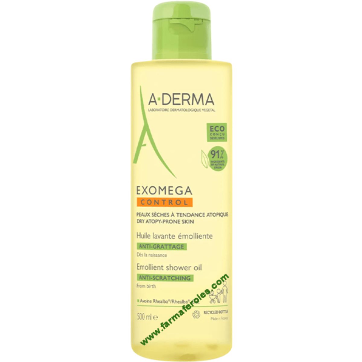 Exomega aceite de ducha y baño