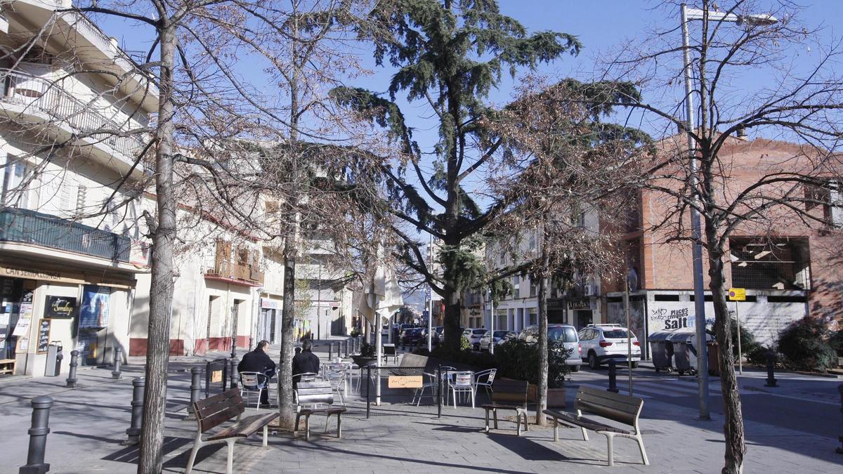 Imatge d'arxiu de la terrassa d'un bar de Salt