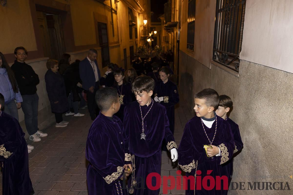 Los niños toman las calles de Caravaca en la procesión de Lunes Santo