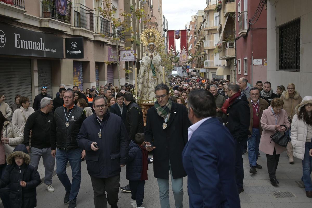 Así ha sido la salida de la patrona de Elche en romería