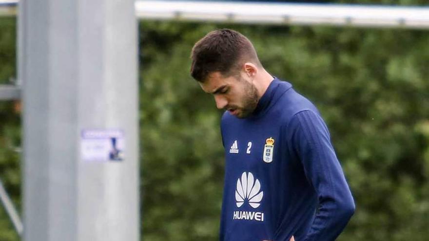 Johannesson, en el entrenamiento.