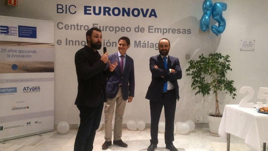 Mariano Ruiz, Álvaro Simón de Blas y Mario Cortés, ayer en el acto celebrado en el BIC Euronova.