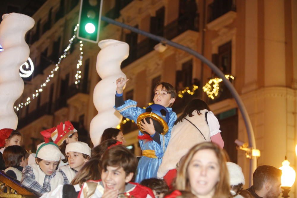 Cabalgata de los Reyes Magos en Alicante.