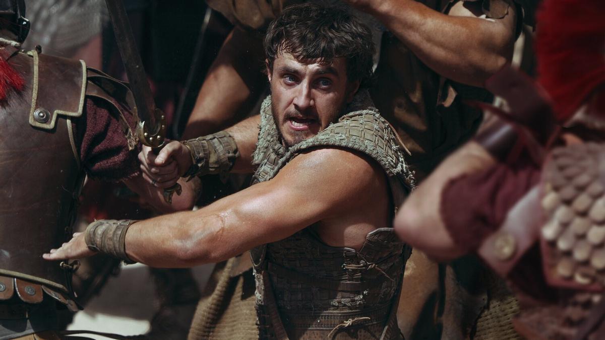 Paul Mescal en 'Gladiator II' de Ridley Scott.