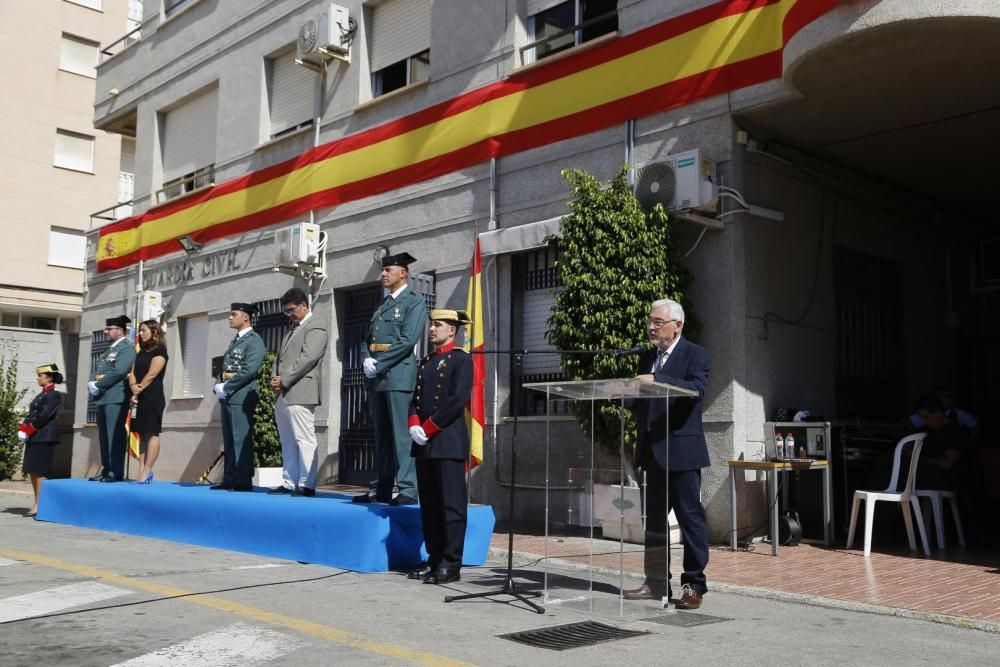 Misa y acto castrense en el cuertel de la Compañía de la Guardia Civil de Torrevieja y la Vega Baja el día de la Virgen del Pilar