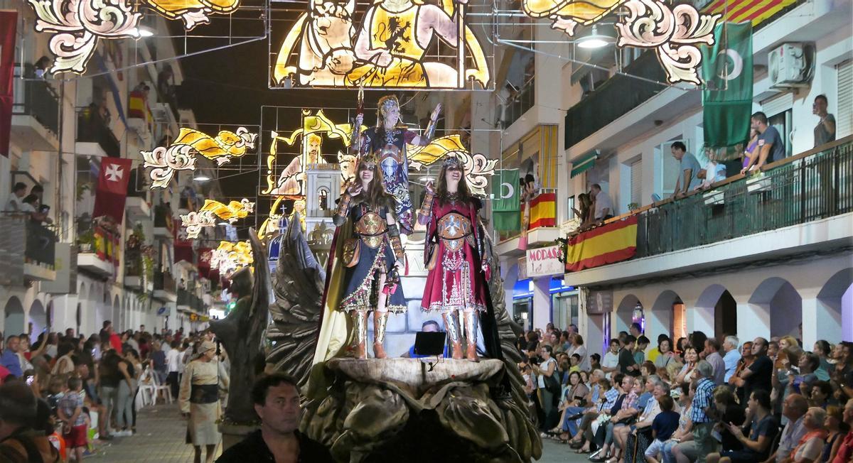 Entrada de Moros y Cristianos de Altea en una imagen de archivo.