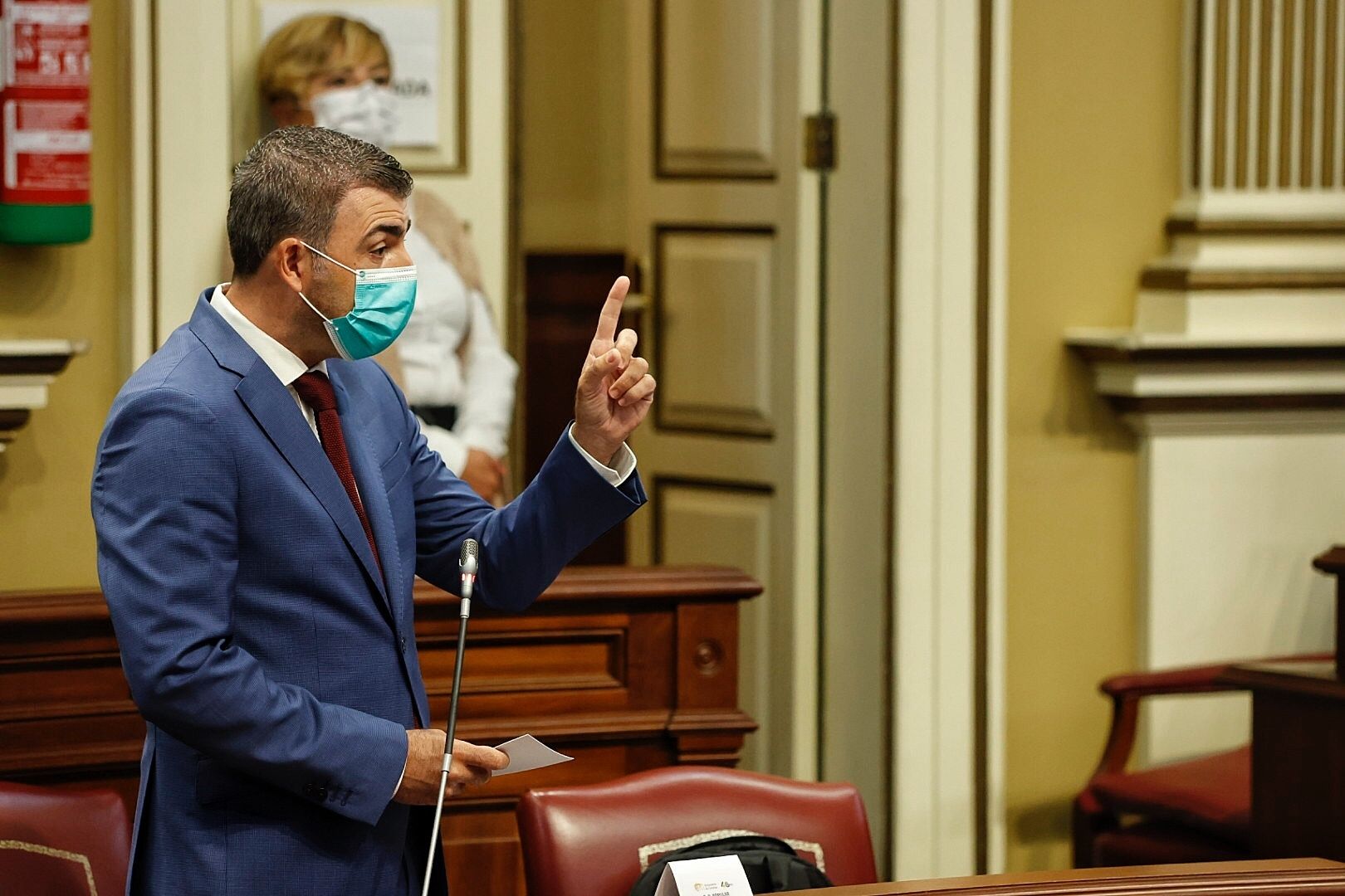 Pleno en el Parlamento de Canarias (9/2/21)