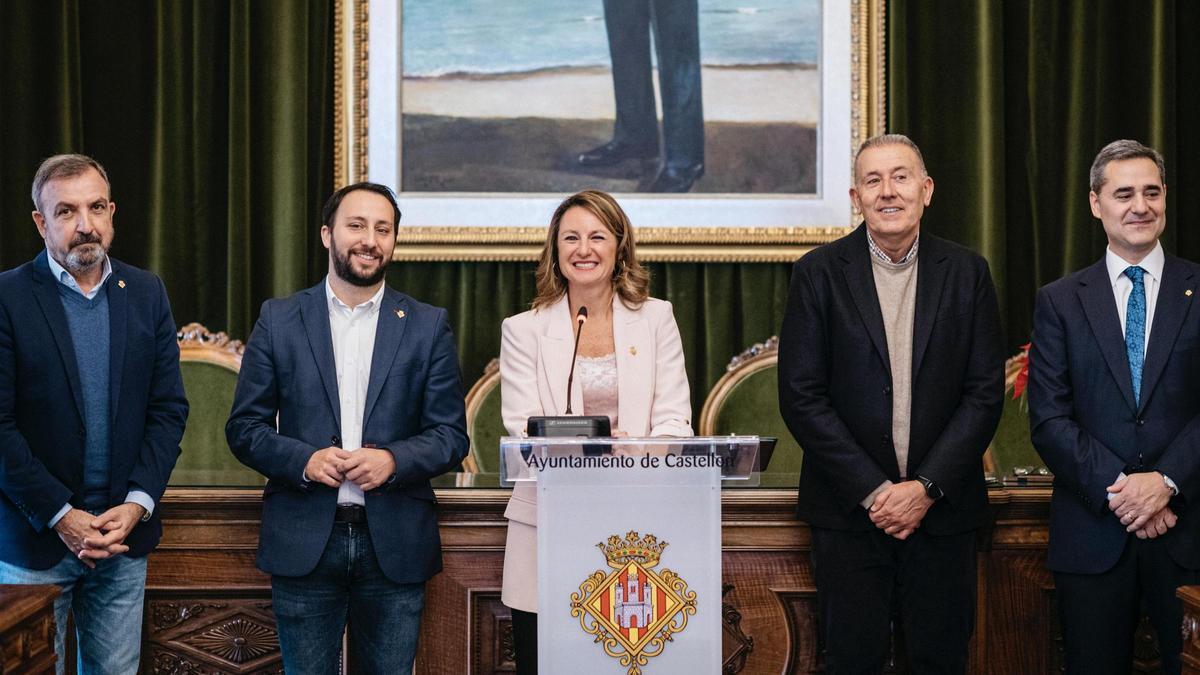 Redondo, Toledo, Carrasco, Sales y Ortolá, este viernes.