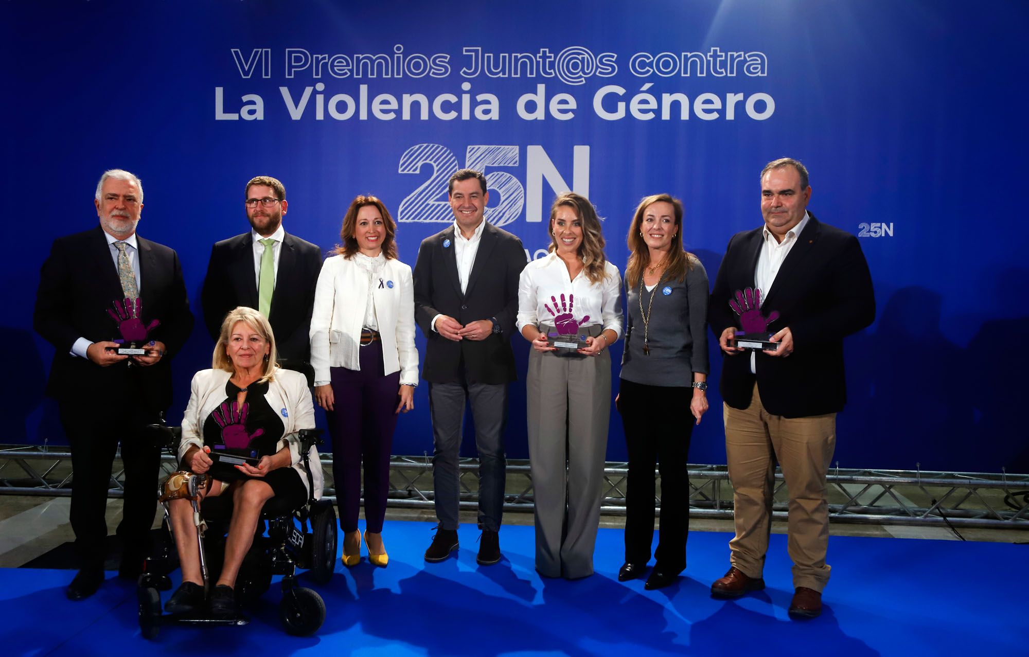 Entrega de premios Junt@s contra la violencia de género del PP de Málaga