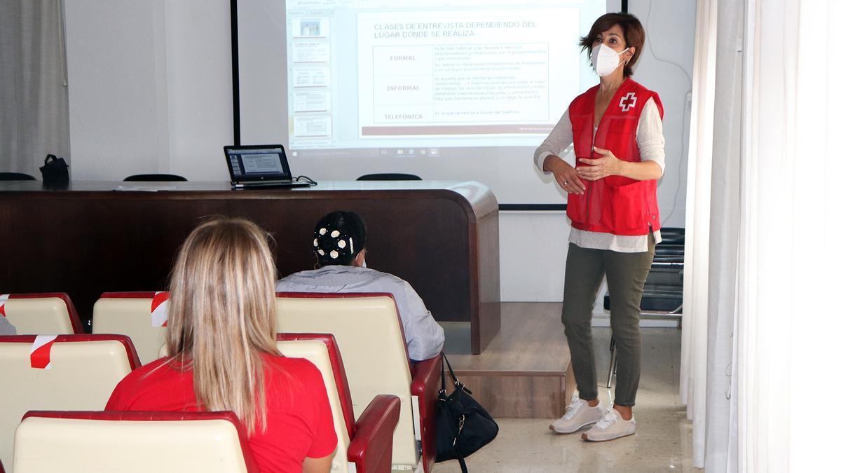 Una formación de búsqueda de empleo en Cruz Roja Zamora.