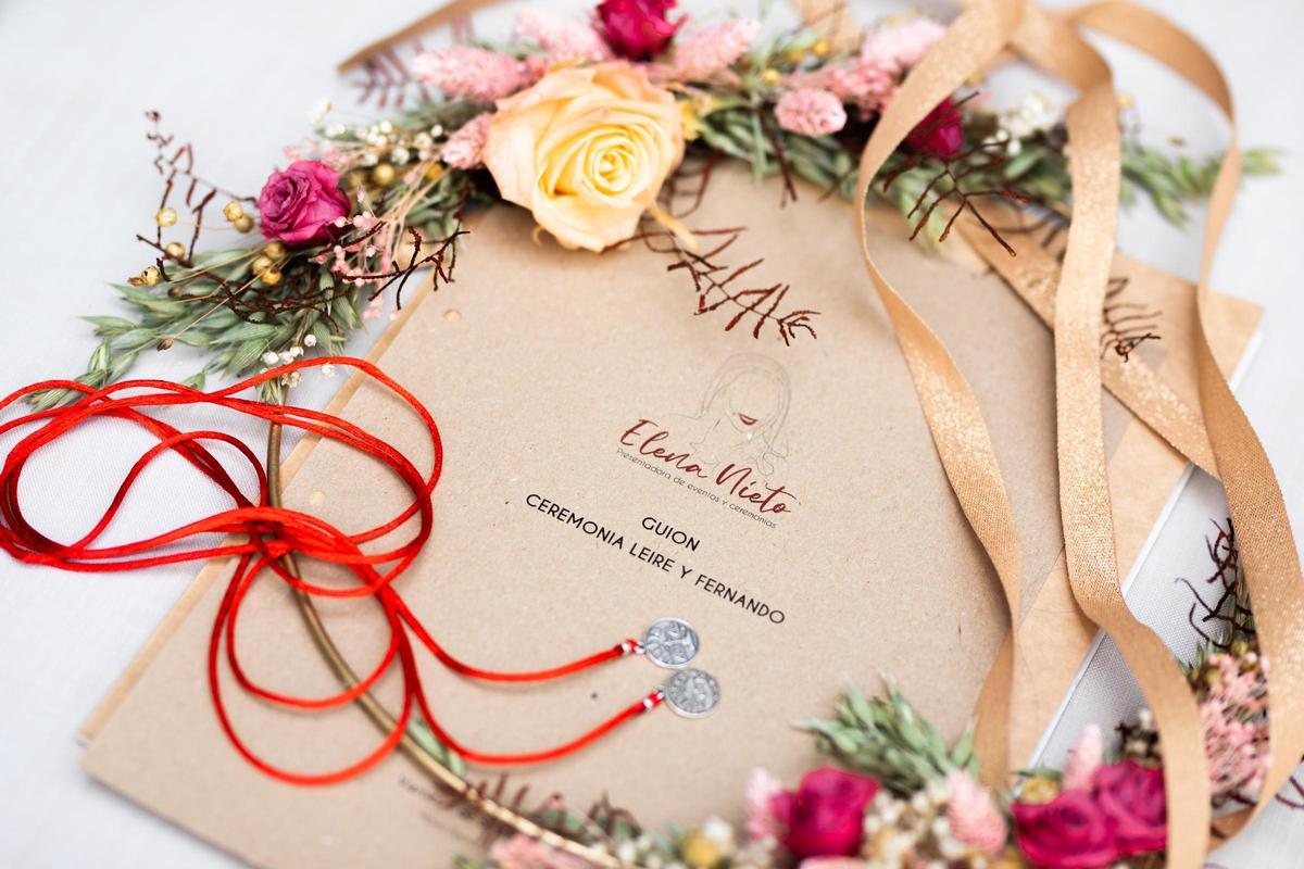 Papelería de Elena Nieto para una de las bodas.