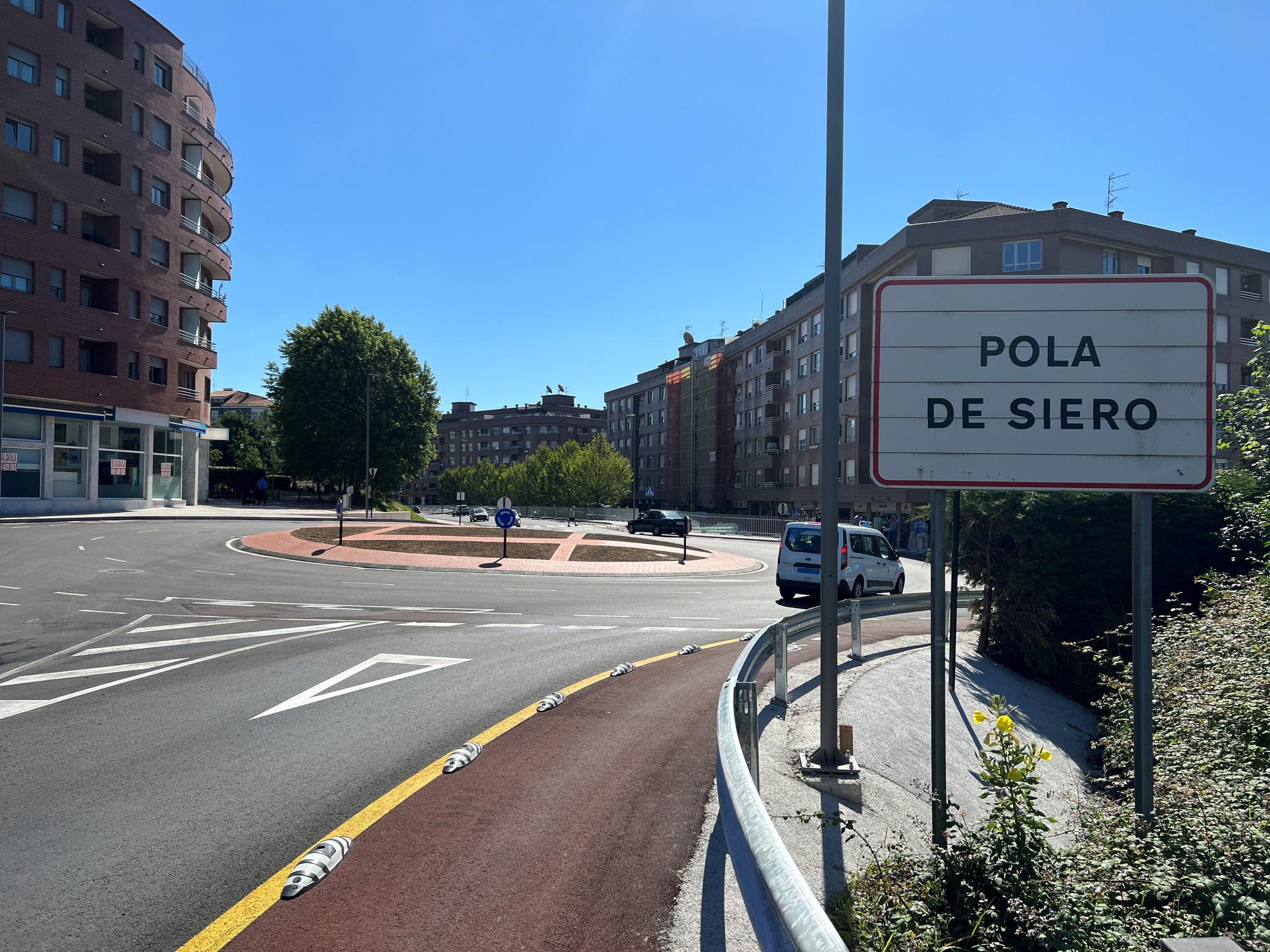 Siero inaugura los nuevos accesos a la Pola, una de las grandes obras del mandato en la capital de Siero