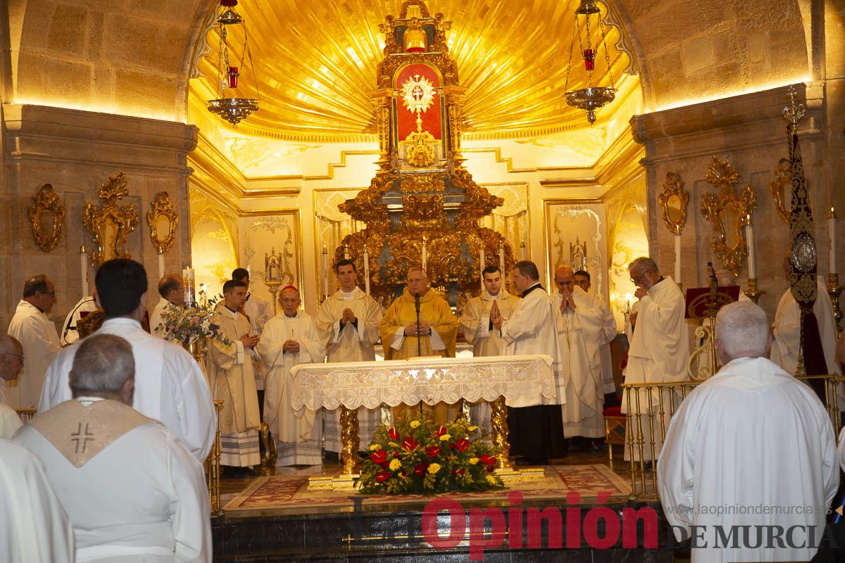 Los sacerdotes celebran la fiesta de san Juan de Ávila peregrinando a Caravaca de la Cruz